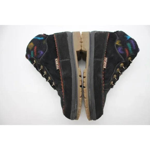 Tecnica Black Ankle Boots with Colorful Pattern - Picture 8 of 9
